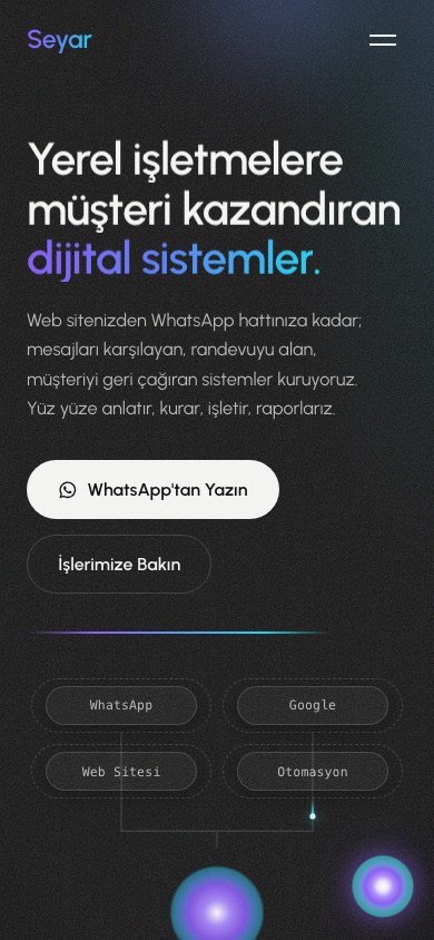 seyar.com.tr ana sayfası telefon ekranında